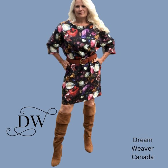 Rembrandt Garden Dress | Small Print | Gilmour Clothing - Picture 3 of 6